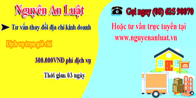 Thay đổi địa chỉ kinh doanh
